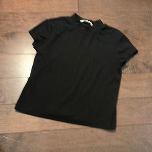 Girls shein black shirt, size 160(13/14 years)